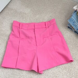 Zara High Waist Pink Shorts